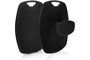 VWMYQ Soft Silicone Body Scrubber for Men,Premium Nourishing Cleaning & Exfoliating Your Skin Lather Boosting Bristles with E