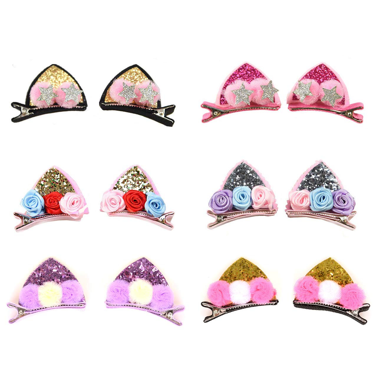 ThEast Barrette For Girls Kids Loveliness Handwork Hair : Beauty