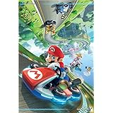 Pyramid America Mario Kart 8 Video Game Gaming Cool Wall Decor Art Print Poster 24x36
