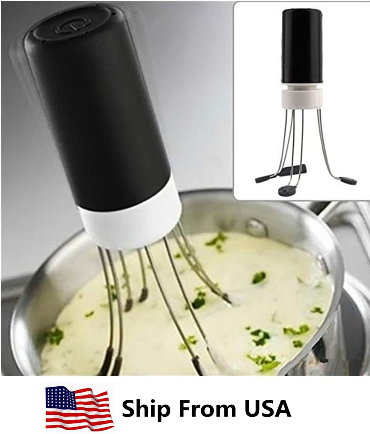YouLiYou Automatic Stirrer Blender Mixer Hands Free Kitchen Utensil Food Sauce