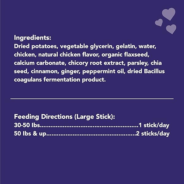 GET NAKED GRAIN FREE 1 POUCH 6.6 OZ DIGESTIVE HEALTH DENTAL CHEW STICKS, LARGE