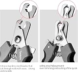Tpotato Dog Nail Clippers with Safety Guard, Noise Reduced, Medical Steel Blades view 2