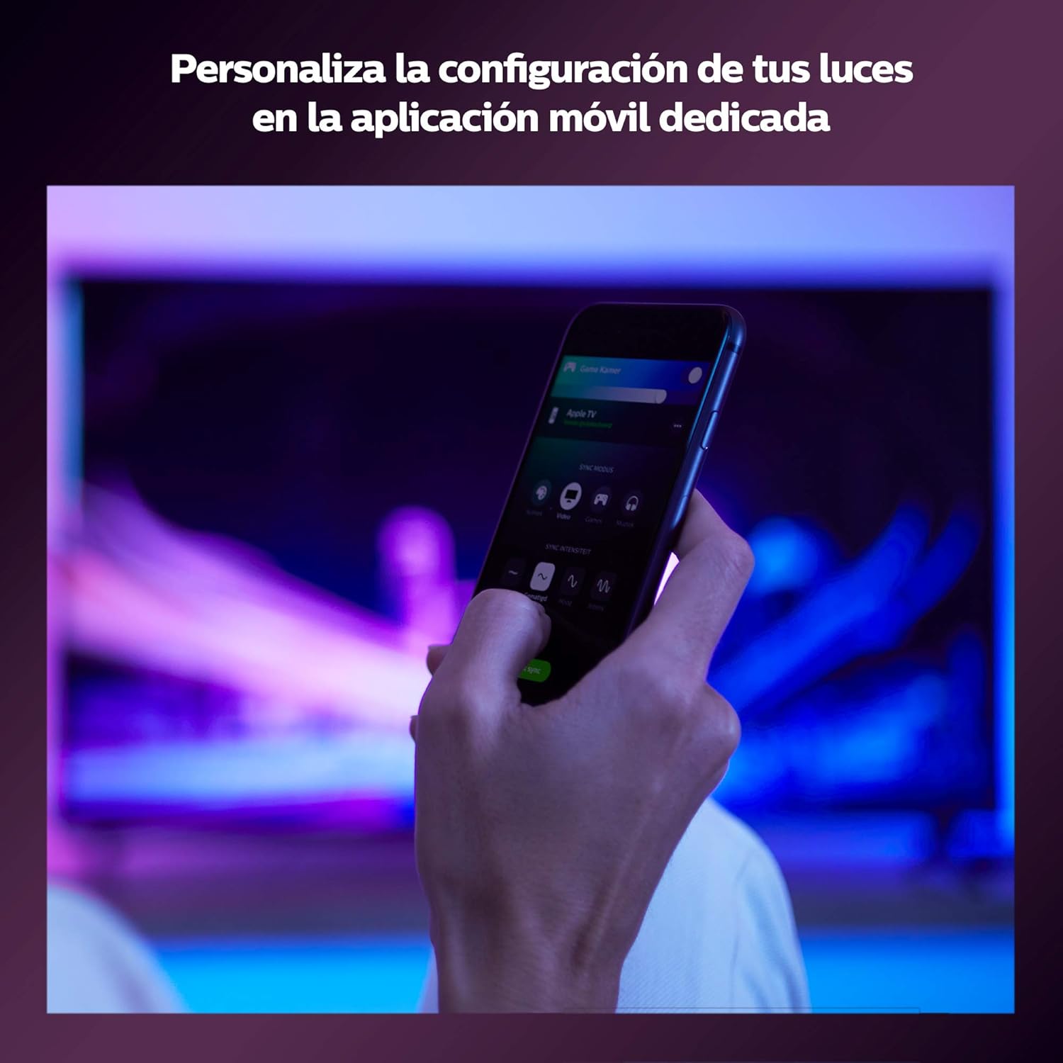 Philips Hue Play HDMI Sync Box, HDMI 4K Splitter, 4 HDMI in 1 Out, Philips Hue Smart Hub and Philips Hue Colored Smart Lights Required: Home Improvement
