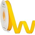 Amazon.com: Ribbli Maize Yellow Grosgrain Ribbon, 1/2 inches x ...