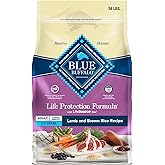 Blue Buffalo Life Protection Formula Large Breed Adult Dry Dog Food, Promotes Joint Health and Lean Muscles, Made with Natural Ingredients, Lamb & Brown Rice Recipe, 34-lb. Bag