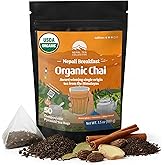 NEPAL TEA Organic Chai Tea Bags from the Himalayas, Chai Spice Blend - 50 Pyramid Tea Bags, Single Origin Chai Spice Tea from a Family Farm - Black Tea Bags, Loose Leaf Tea Inside (Nepali Breakfast)
