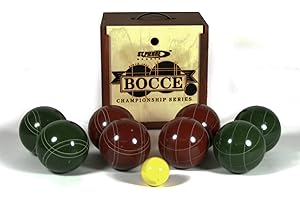 St. Pierre Tournament Bocce Set in Wood Box