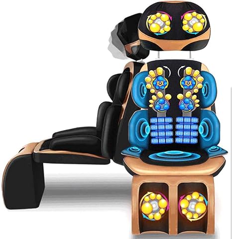 Amazon Co Jp バックネックマッサージ指圧マッサージチェアシートクッションパッドフルボディ 8d調整電気マットマットレスディープ混練振動熱を逃がし筋肉痛ウエストヒップ脚用 ホーム キッチン