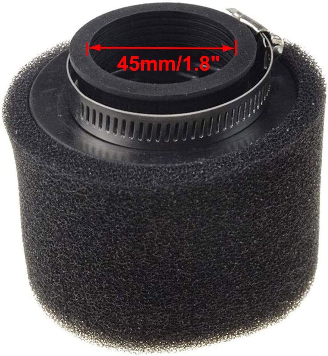 WOOSTAR 45mm Air Filter Foam Cleaner Replacement for 125cc 150cc CRF KLX ATV 4 Wheeler Quad Scooter Dirt Pit Bike Black - Image 3