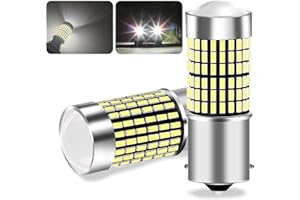 UPXSXT 1156 LED Bulb White Super Bright 144SMD 3014 Chips, BA15S 1003 1141 7506 P21W LED Light for Reverse Lights Backup Light Tail Light (2pcs)