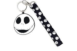 UPD Nightmare Before Christmas Jack Skeleton Wrist Lanyard Keychain