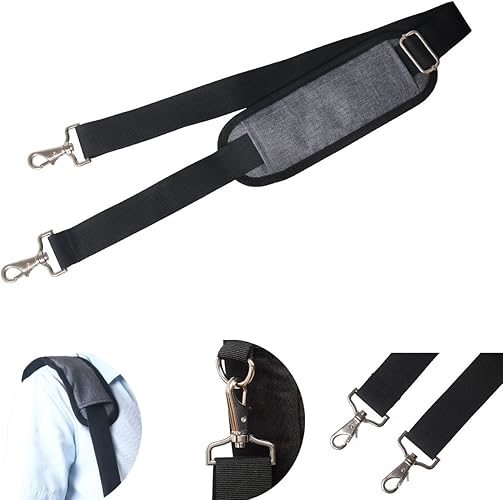 Amazon Jakago 150 Cmショルダーベルト滑り止め付き肩パッド ショルダー ストラップ スペア 交換用 肩掛け ひも Pc バッグ カメラケース ブリーフケース ビジネスバッグ スポーツバッグ ギターバッグ ショルダーバッグ ブラック ショルダーバッグ