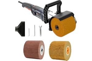 MAXXT Burnishing Polishing Machine, 1300w Surface Conditioning Tool, 6 Speed Variable 3200RPM Motor Drum Machine Grinder, Han