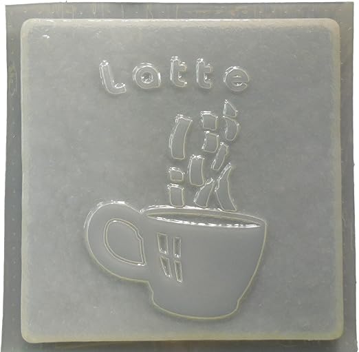 Amazon Com Latte Coffee Plaque Plaster Or Cement Mold 7112 Home