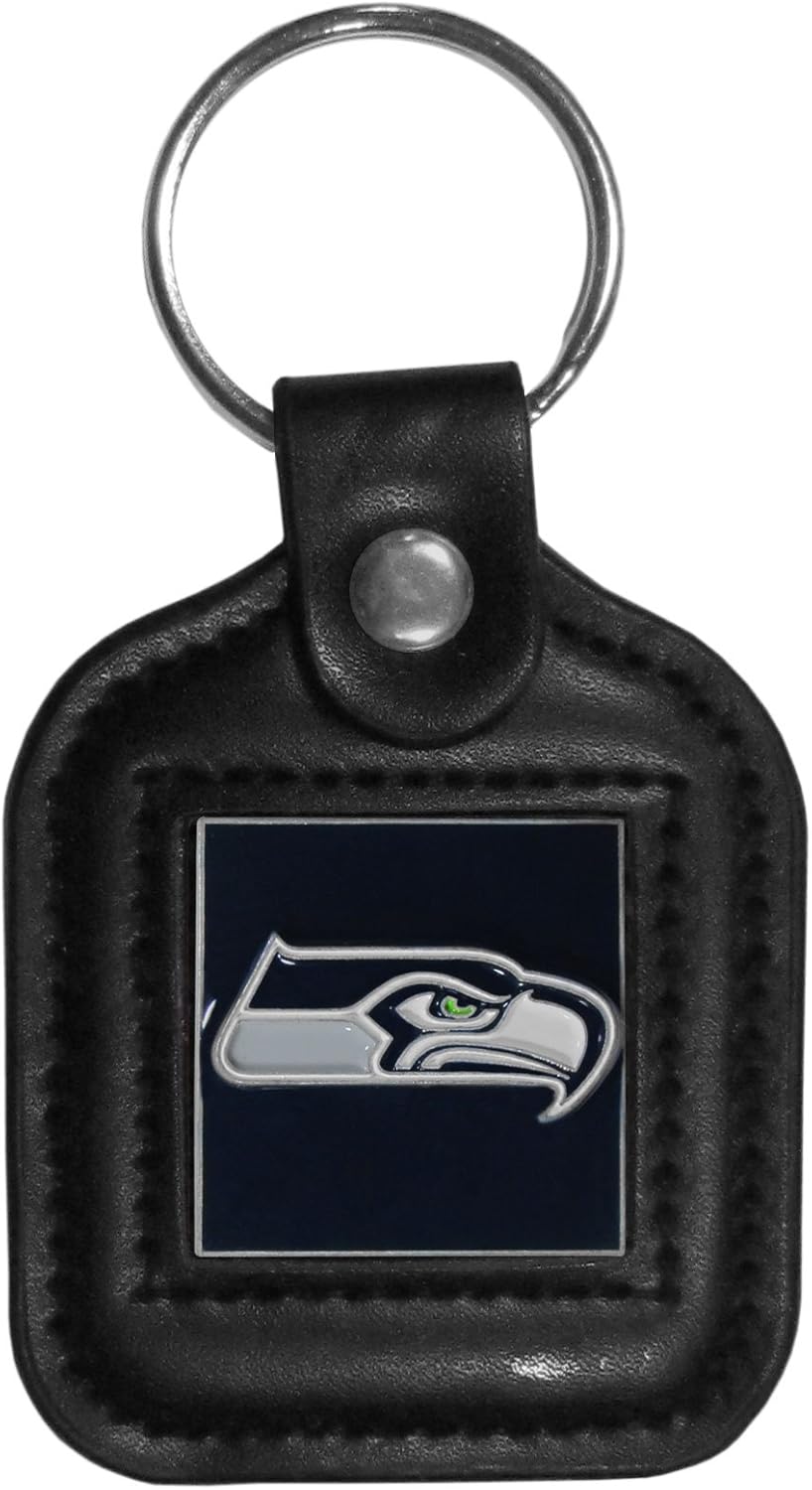 NFL Siskiyou Sports Fan Shop Tampa Bay Buccaneers Square Leather Key Chain One Size Black : Sports Fan Keychains : Sports & Outdoors