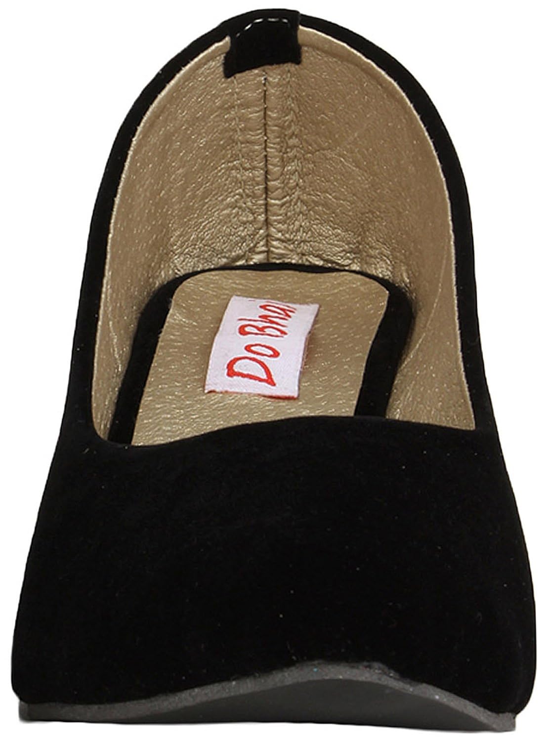 do bhai women's suede ballerina