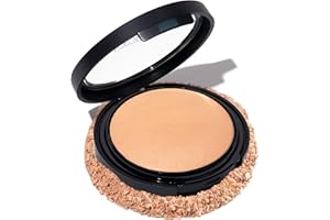LAURA GELLER NEW YORK Baked Double Take Powder Foundation - Light - Buildable Medium to Full Coverage - Matte Finish