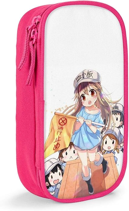 Amazon はたらく細胞 血小板 ペンケース 人気 アニメ 漫画 筆箱 ペン袋 収納バッグ 化粧ポーチ 便利 大容量 撥水加工 長持ち ファスナー 多機能 軽量 通学 男の子 ビジネス 誕生日 プレゼント 文房具 オフィス用品 文房具 オフィス用品