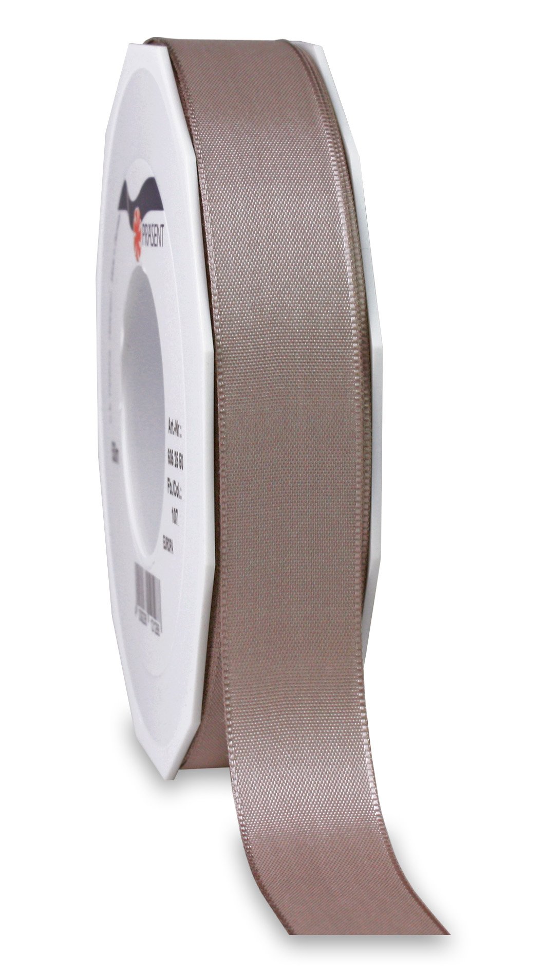 Präsent - Europa Taffeta Ribbon Sandstone 25 mm width, 50 m length