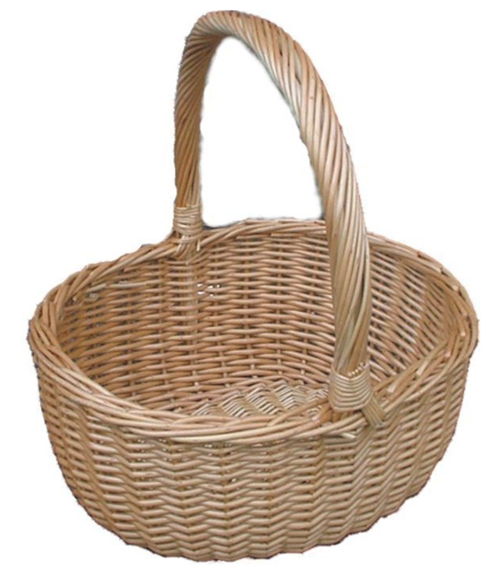 Red Hamper Buff Hollander Shopping Basket, Wicker, Brown, 30 x 38 x 20 cm