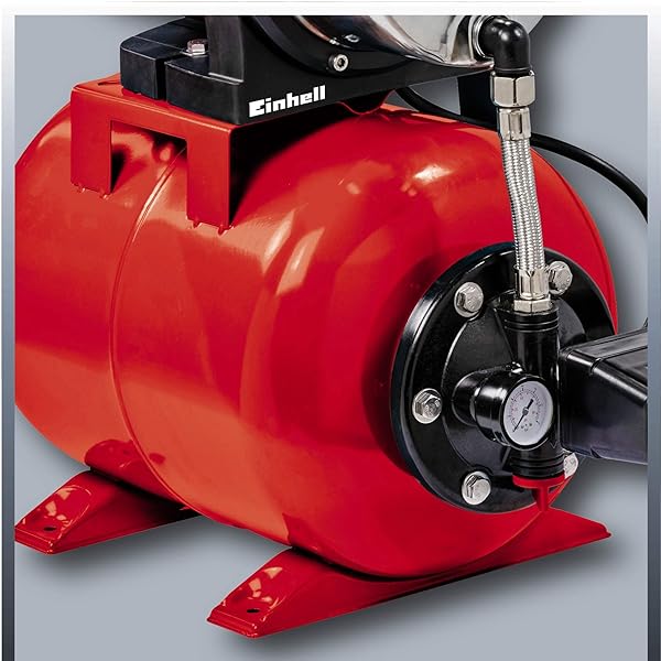 Einhell Hauswasserwerk GC WW 1046 N 1050 W 4600 Lh Max Frdermenge Max Frderdruck 48 bar Druckschalter Manometer 20 L Behlter
