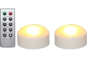 CANDLE CHOICE 2 Pack Halloween LED Pumpkin Lights with Remote and Timers Battery Operated Jack-O-Lantern Lights Bright Flickering Flameless Electric Candles for Halloween Decor Holiday Decorations White Color
