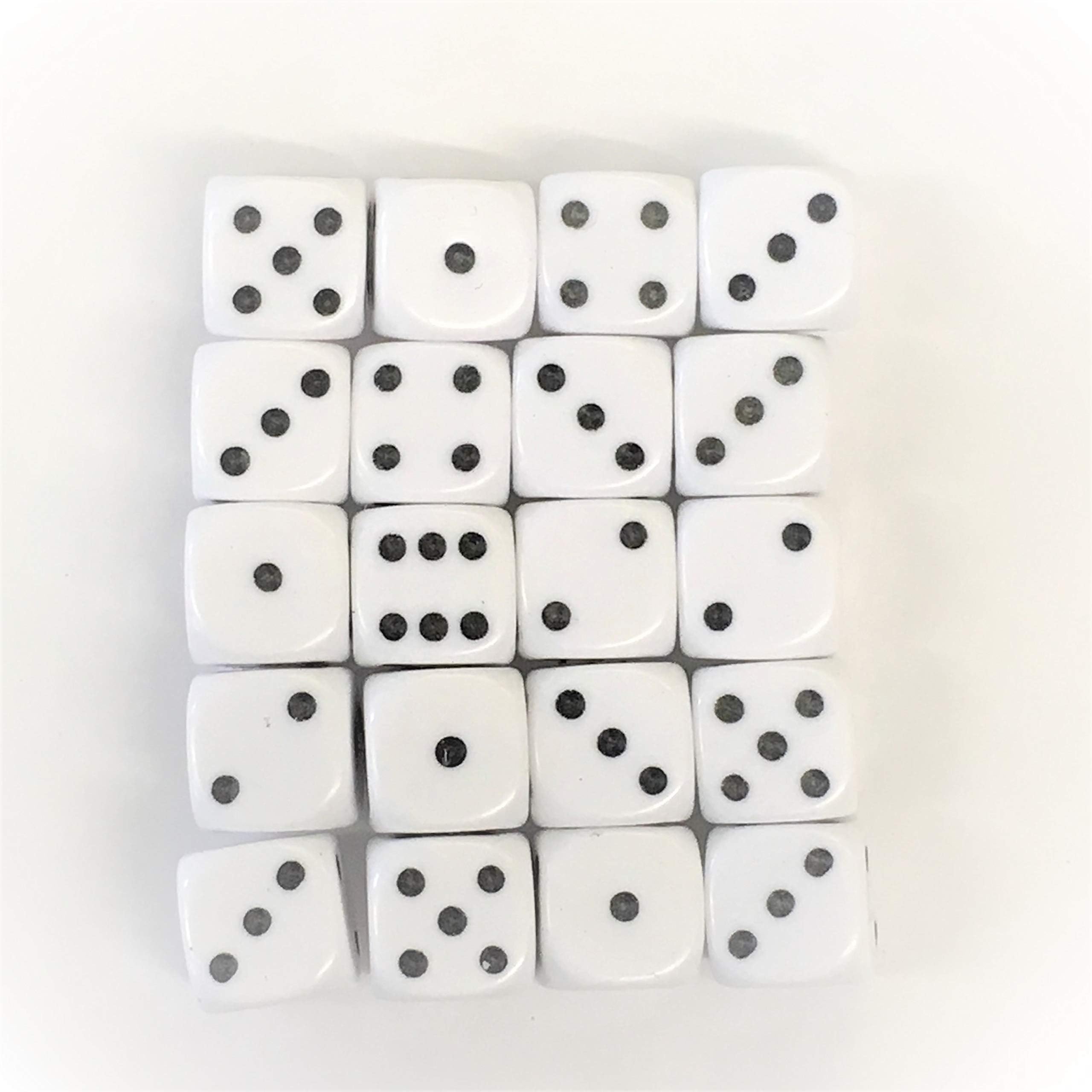 Witzigs Dice, spot, pack of 20x10mm. diameter-00560