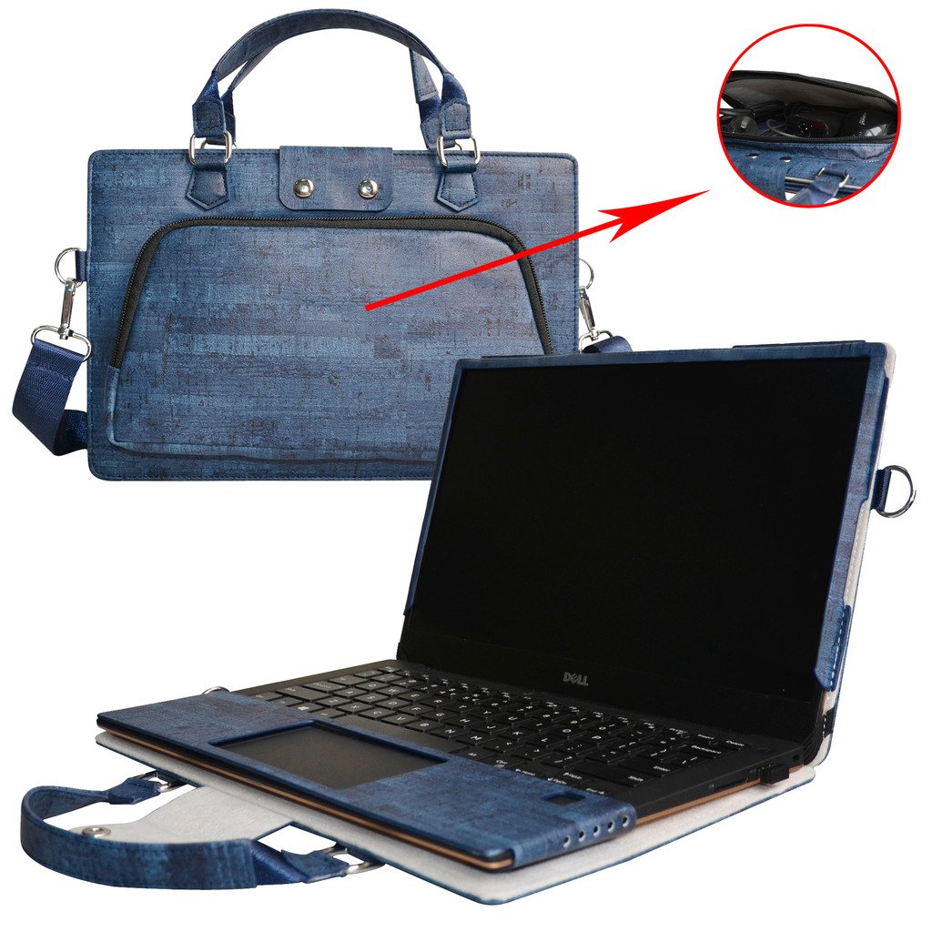 XPS 13 Case,2 in 1 Accurately Designed Protective PU Leather Cover