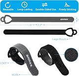 annex 72pcs Reusable Cable Ties Wire Organizers Hook Loop Organizer Adjustable view 2