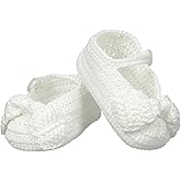 Jefferies Socks Baby-Girls Newborn Mary Jane Bow Crochet Bootie