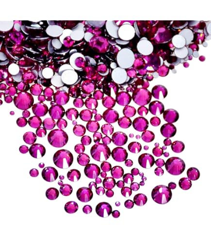 Amazon.com: FUCHSIA (502) hot pink 144 pcs Swarovski 2058/2088