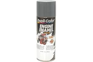 Dupli-Color DE1611 Engine Enamel Spray Paint with Ceramic - Ford Gray - 12 oz Aerosol Can