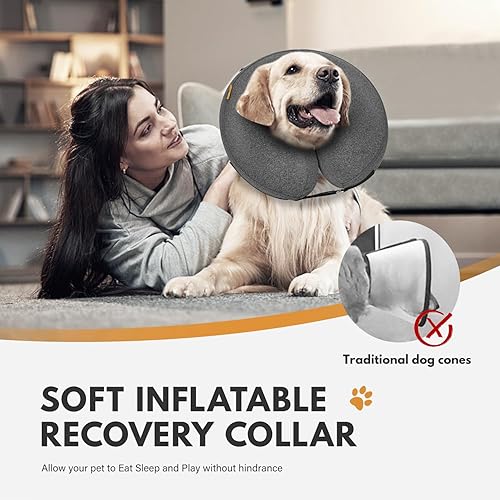 Soft Cone Best Alternative To Dog Cone WONDAY Dog Cones For Small