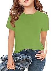 Girls Short Sleeve T Shirts Kids Summer Tops