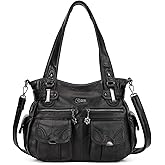 Purses and Handbags for Women Large Hobo Shoulder Bags Soft PU Leather Multi-Pocket Tote Bag | Large, Soft, PU Leather, Multi-Pocket