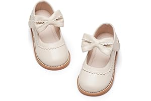 Kiderence Toddler Girls Mary Jane Dress Shoes Little Girls School Oxford Flats