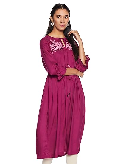 Women's Rayon a-line Kurti