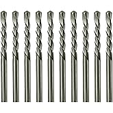 Drywall Cut Out Bit 1/4 Inch Guidepoint Rotary Router Tool Bit HSS Cutout Saw Bit Cut Bits for Gypsum Board-10Pcs