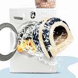 Pantula Warm Guinea Pig Bed House Cave Cozy Hideout Blue Star view 6