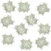 LITKO Webbed Effect Tokens | Compatible with D&amp;D &amp; Pathfinder | 10 Pack | 25mm (1-inch) laser-engraved web | Lays flat, shows map art beneath | Marks spells &amp; difficult terrain