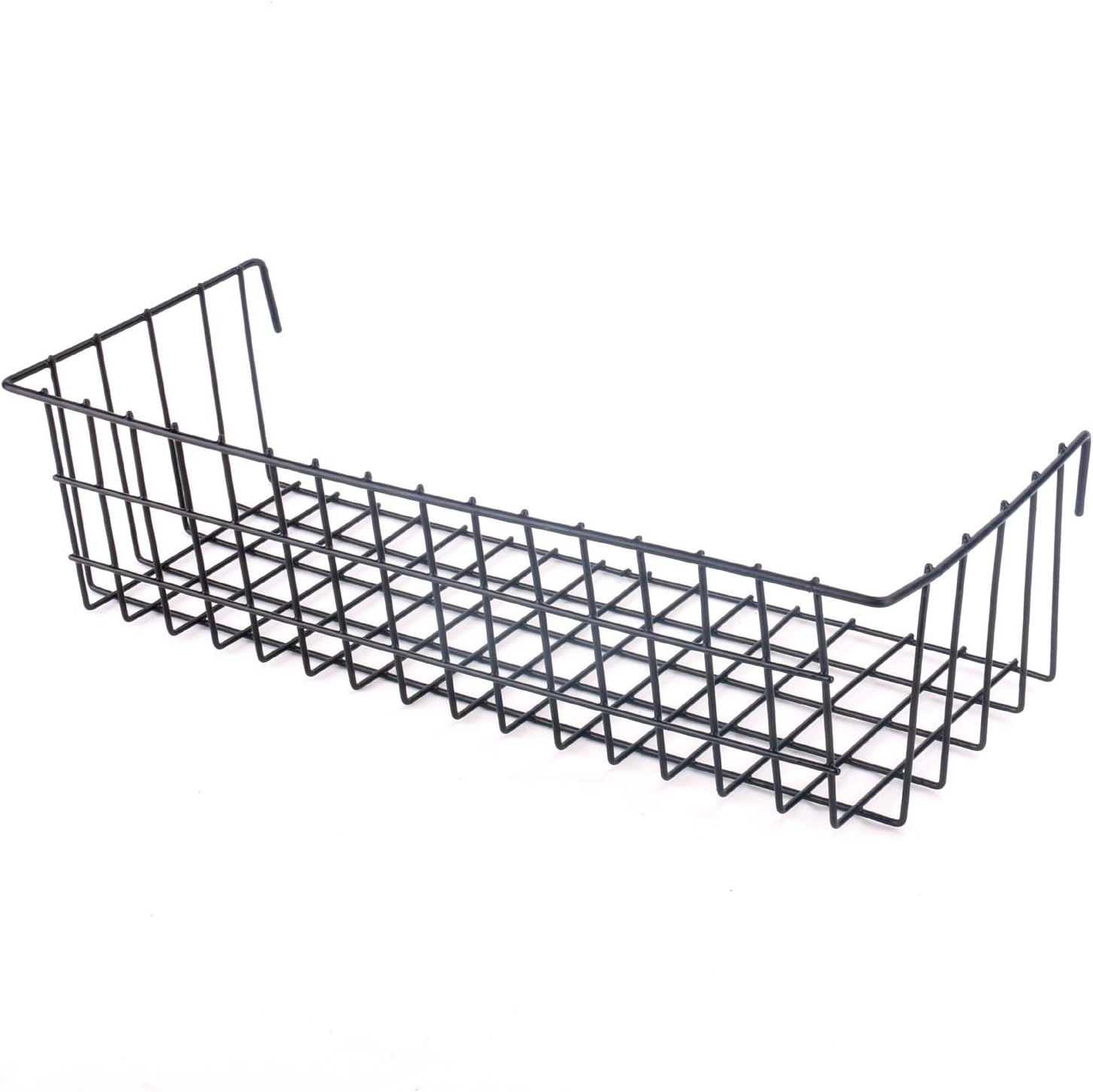 Kleanner Wall Grid Panel Metal Mounted Storage Basket Organizer,Hanging Storage Basket,Kitchen Bathroom Bin Organizer
