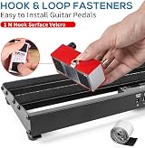 Aklot Pedal Board with Built-In Power Supply 19x5 Aluminum APB-03 Black view 5