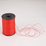 Bestomrogh 300m Red Nylon Builders Line String for Masonry, Gardening view 3