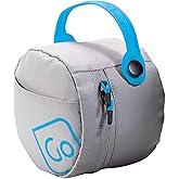 Universal Travel Pillow Packer, Compatible with Most U-Shaped Memory Foam Neck Pillows, Roll to Fit, Perfect for Airplane, Bus, Car, and Train Journey, Travel Essentials, Blue