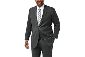 Haggar Men's JMH Premium Stretch Classic Fit Big & Tall Suit Separates - Pants & Jackets