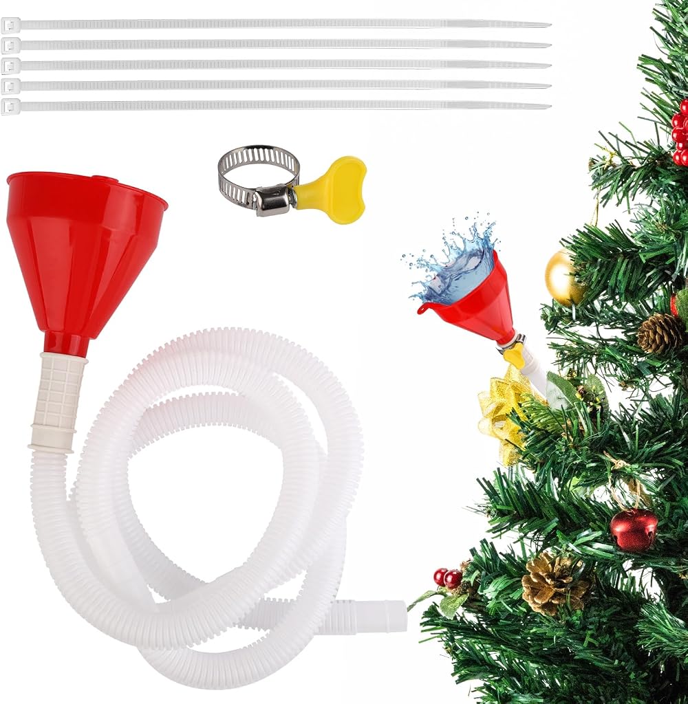 Lasuroa Christmas Tree Watering Kit with 1.5m Hose & Funnel Set