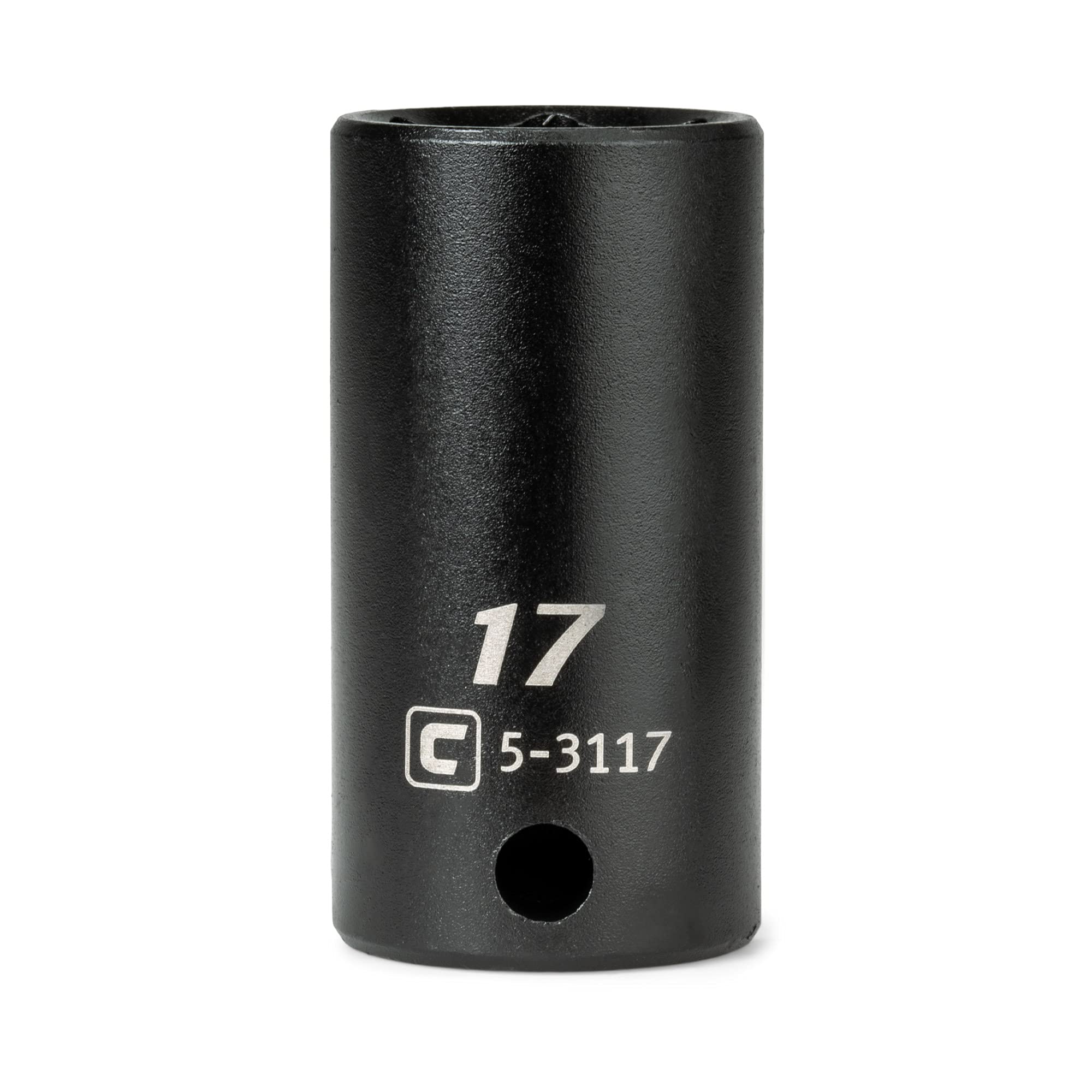Capri Tools 3/8 in. Drive 17 mm Semi-Deep Impact Socket — image 1