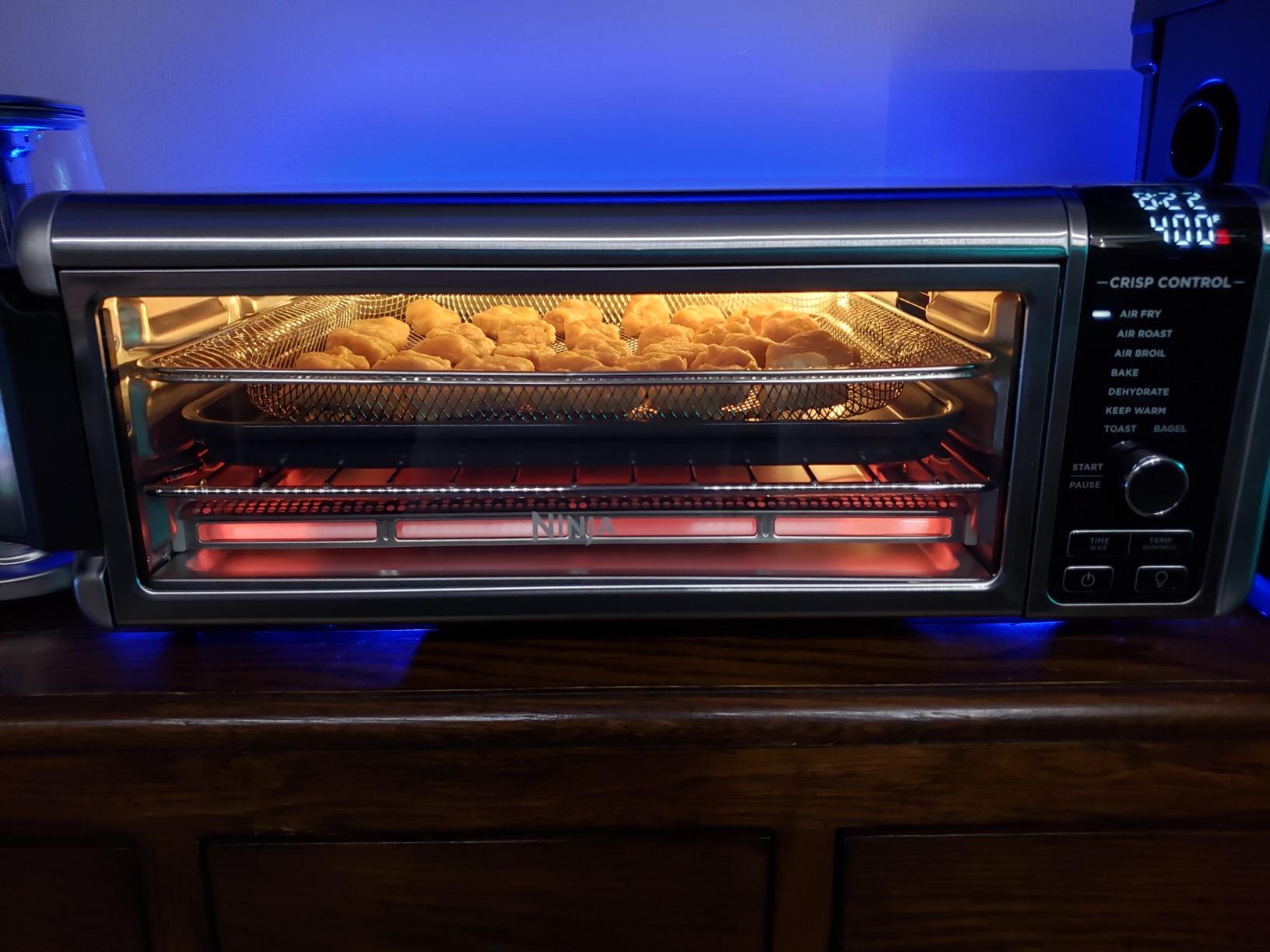 8in1 Digital Air Fry, Large Toaster Oven, FlipAway for Storage