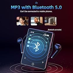 64GB Mp3 Player with Bluetooth 5.3, 2.8" Full Touch