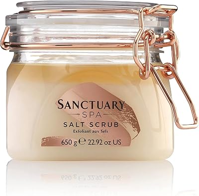 Sanctuary Salt Body Scrub Exfoliating Dead Sea Salt with Oils 650g